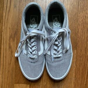 Vans Women’s Gray Canvas Sneakers